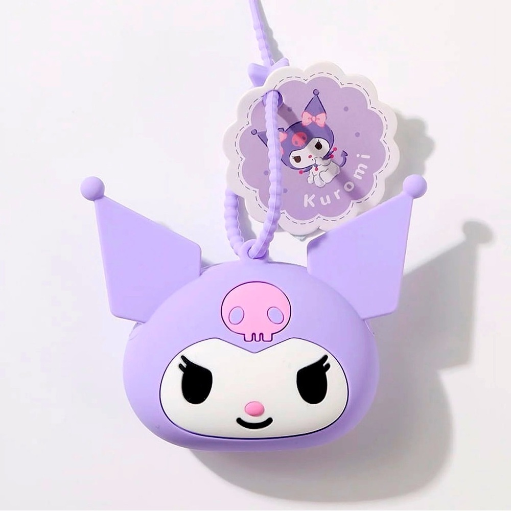 Official Licensed Sanrio Kuromi Silicone Coin Purse Storage Bag - Picture 2 of 4